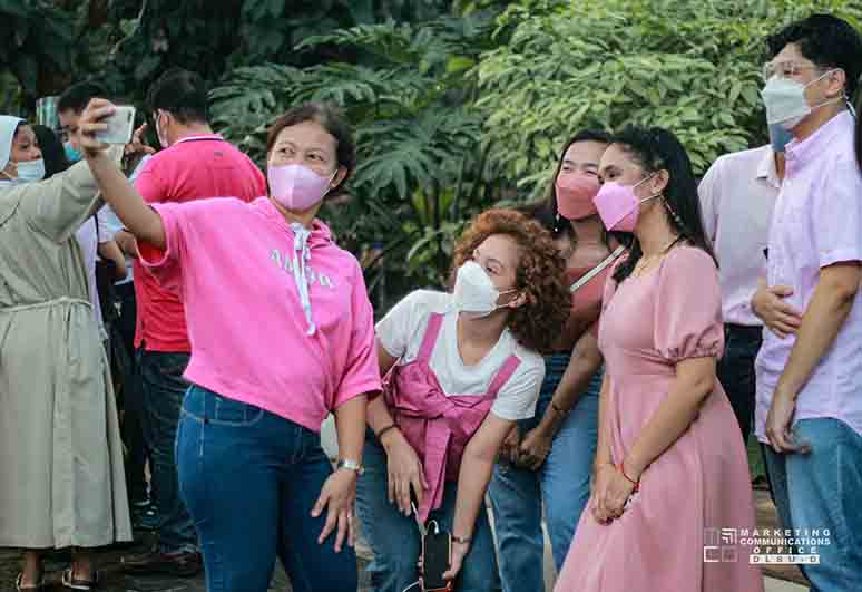 VP Leni visits DLSU-D campus