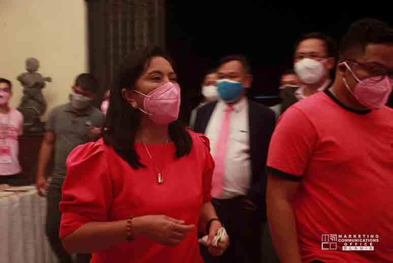 VP Leni visits DLSU-D campus