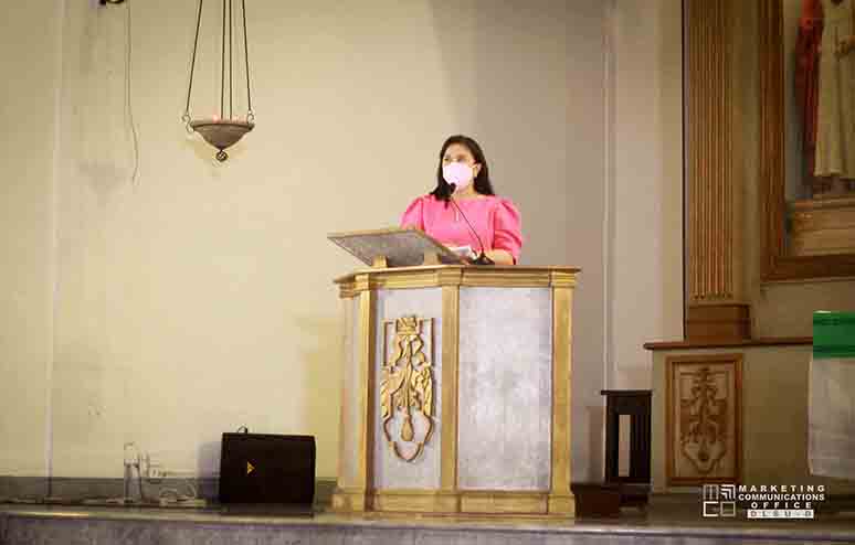 VP Leni visits DLSU-D campus