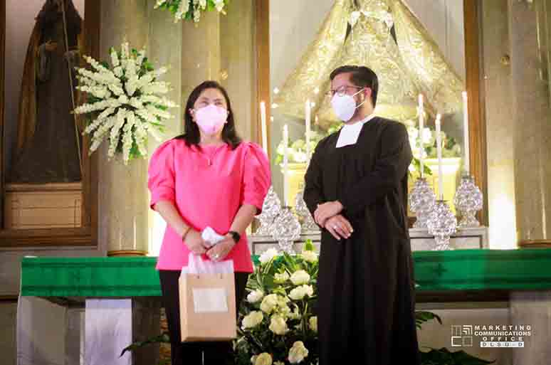 VP Leni visits DLSU-D campus