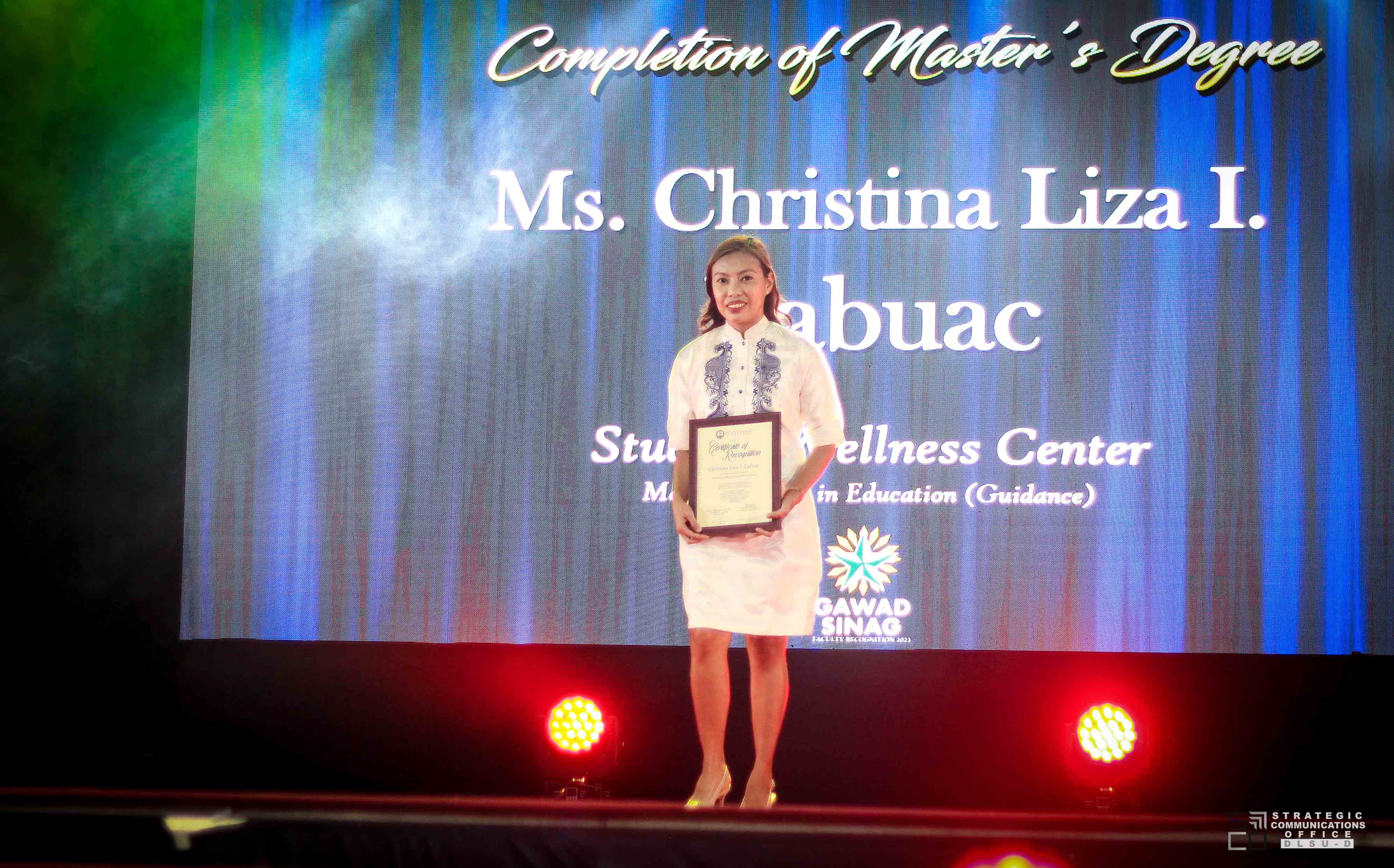 Faculty Recognition