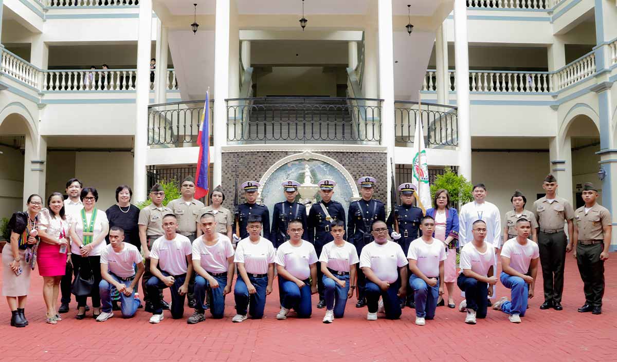 DLSU-D Flag Raising at the Courtyard gallery