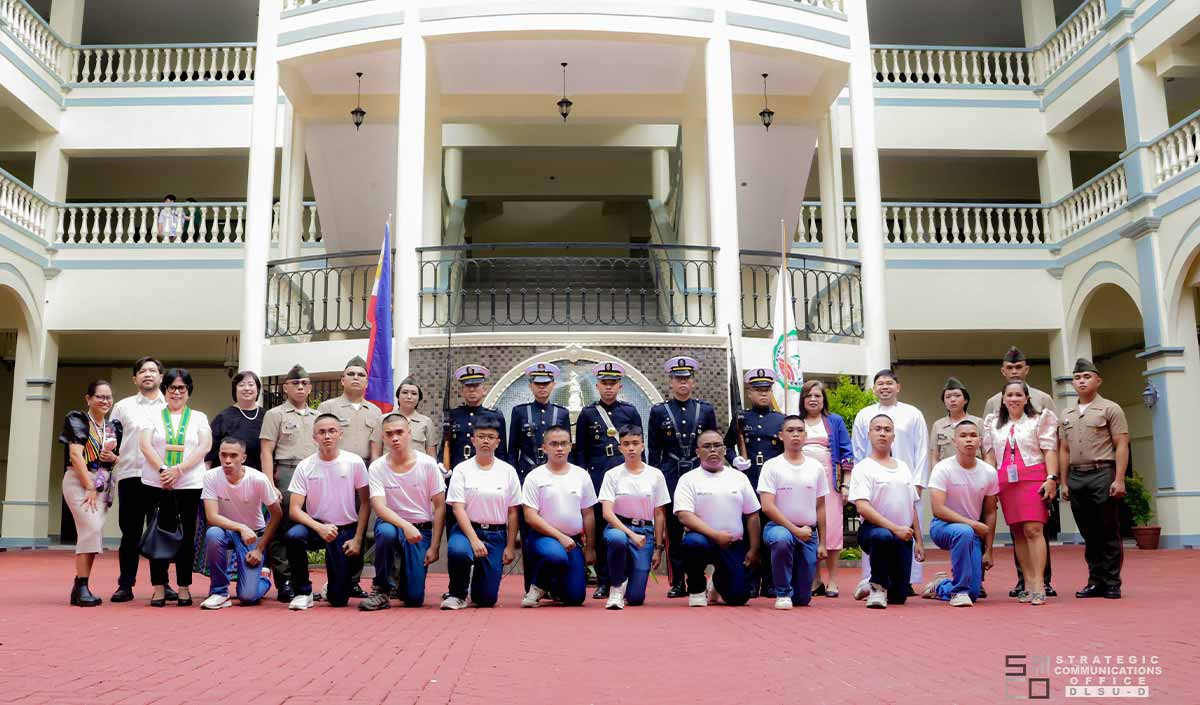 DLSU-D Flag Raising at the Courtyard gallery