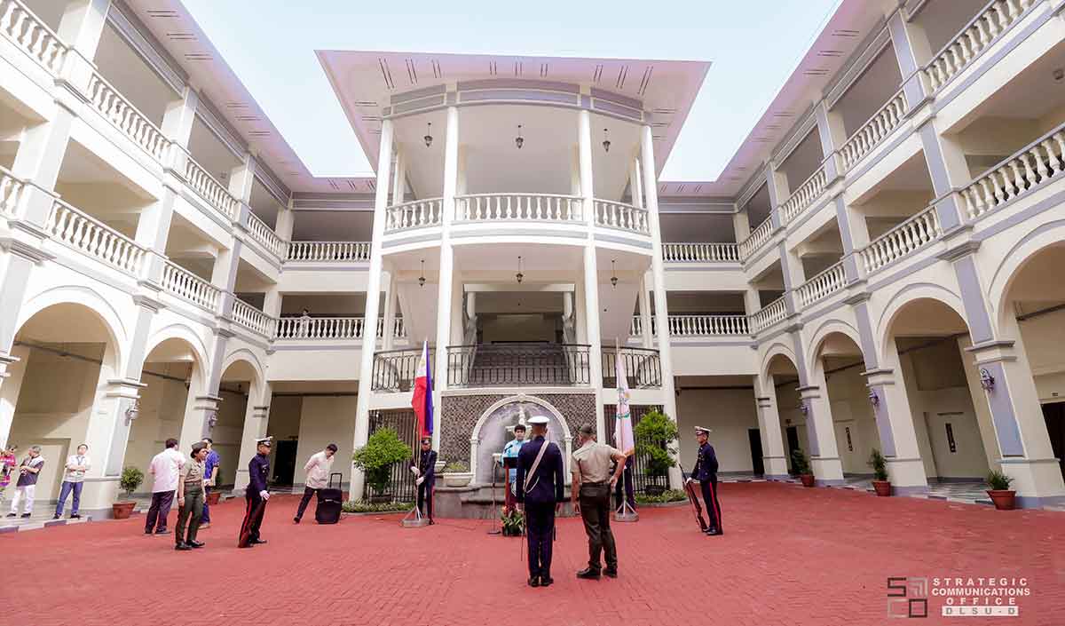 DLSU-D Flag Raising at the Courtyard gallery
