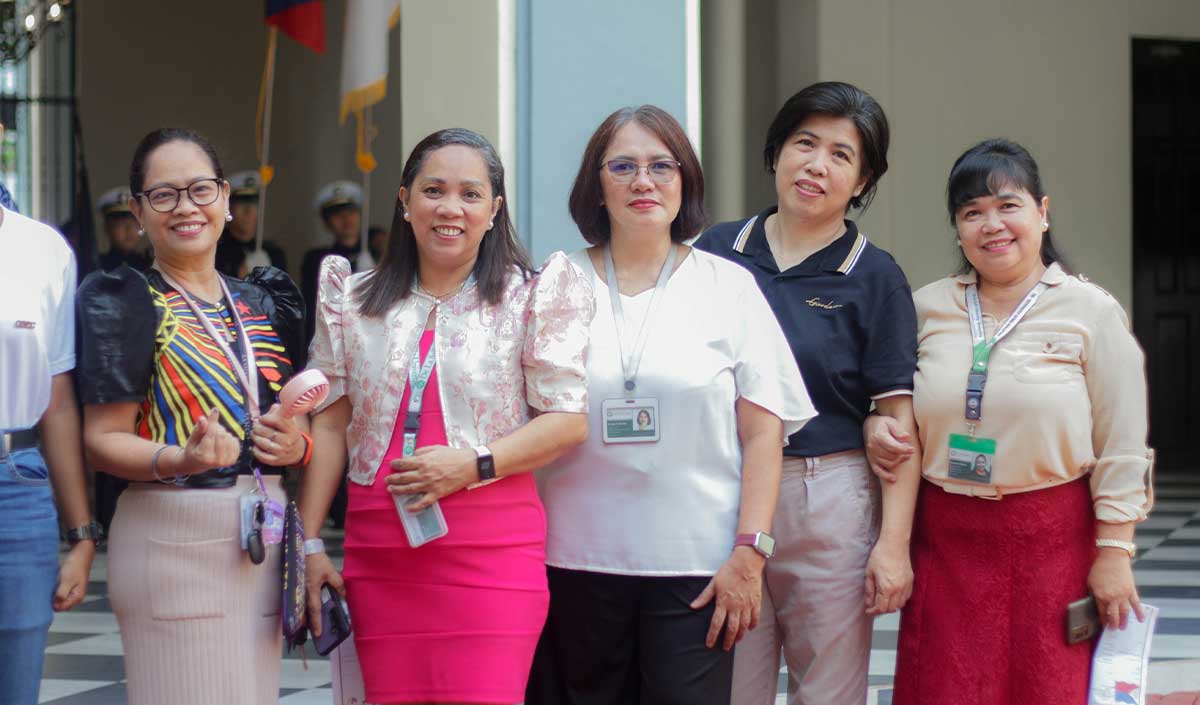 DLSU-D Flag Raising at the Courtyard gallery