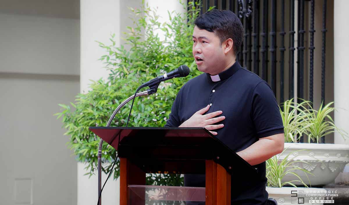 DLSU-D Flag Raising at the Courtyard gallery