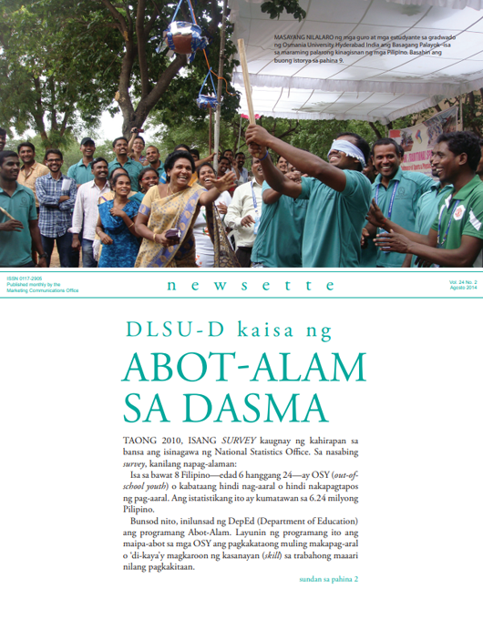 D L S U-D kaisa ng ABOT-ALAM sa Dasma