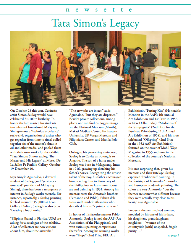 Tata Simon's Legacy