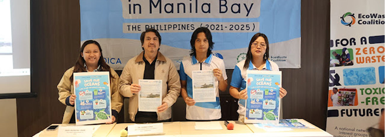 EcoWaste Coalition Collaborates with DLSU-D to Combat Marine Litter in Manila Bay 