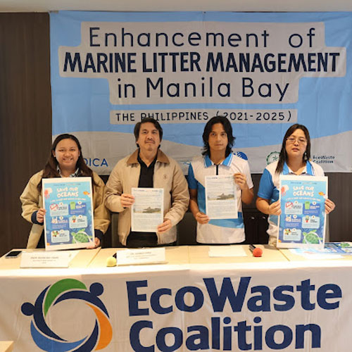EcoWaste Coalition Collaborates with DLSU-D to Combat Marine Litter in Manila Bay 